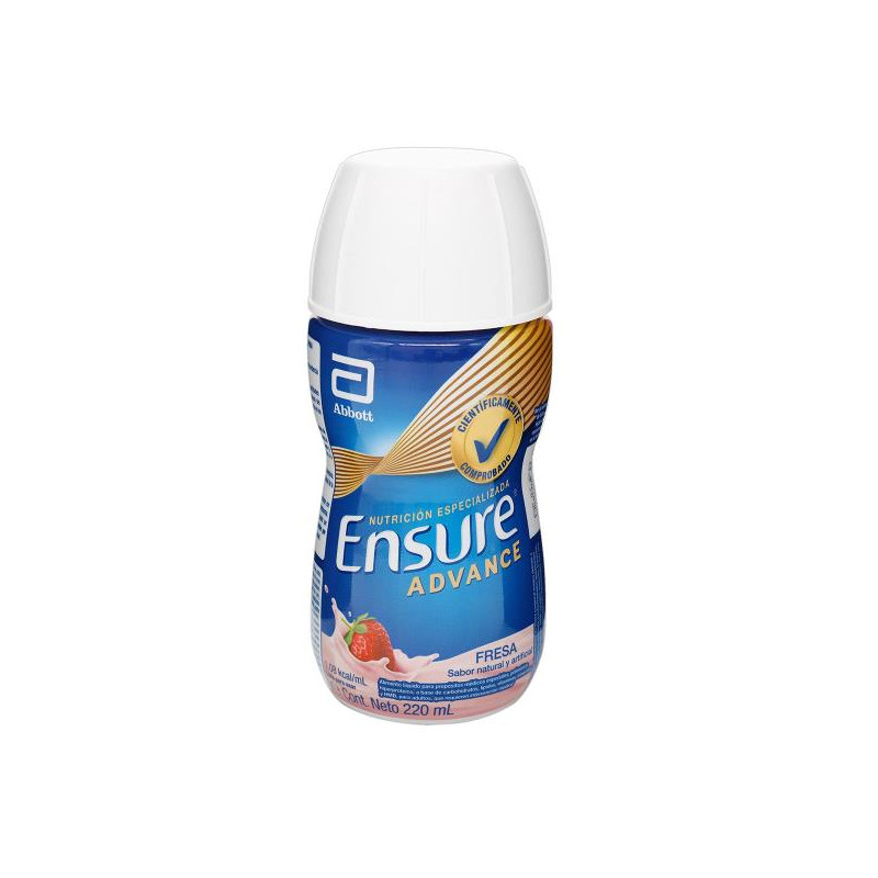 ENSURE ADVANCE LIQ RPB FRESA 220 ML PROTEINAS Y CARBOHIDRATO ENSURE ADVANCE LIQ RPB FRESA 220 ML PROTEINAS Y CARBOHIDRATO