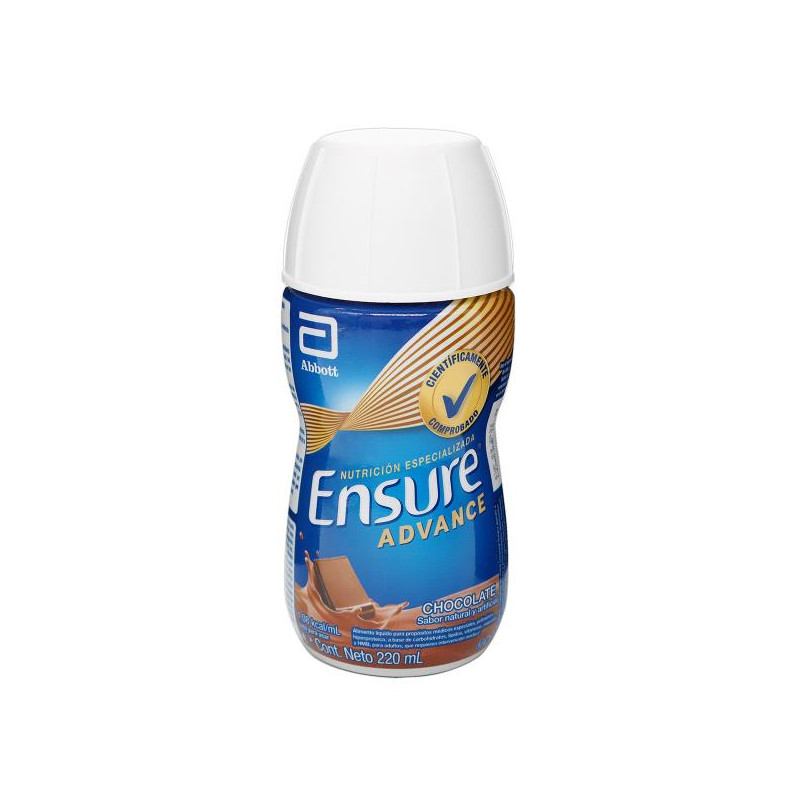 ENSURE ADVANCE RPB CHOCOLATE 220 ML PROTEINAS Y CARBOHIDRATO