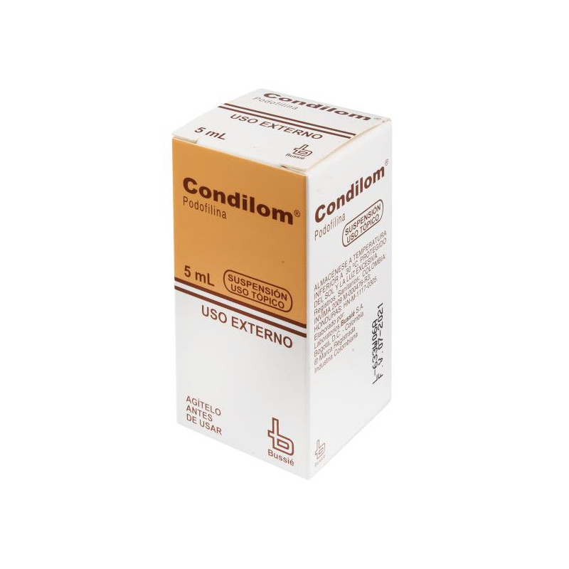 CONDILON SOLUCION 5 ML PODOFILINA