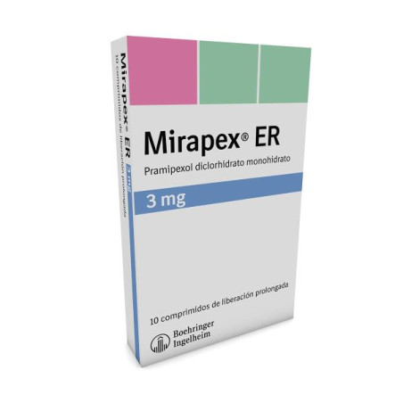 MIRAPEX ER 3 MGS X 10 TBS