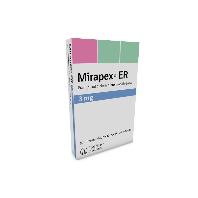 MIRAPEX ER 3 MGS X 10 TBS