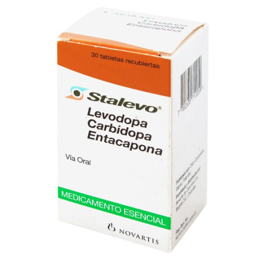 STALEVO 200/50/200 MG 30 TABLETAS(A) CARBIDOPA Y LEVODOPA