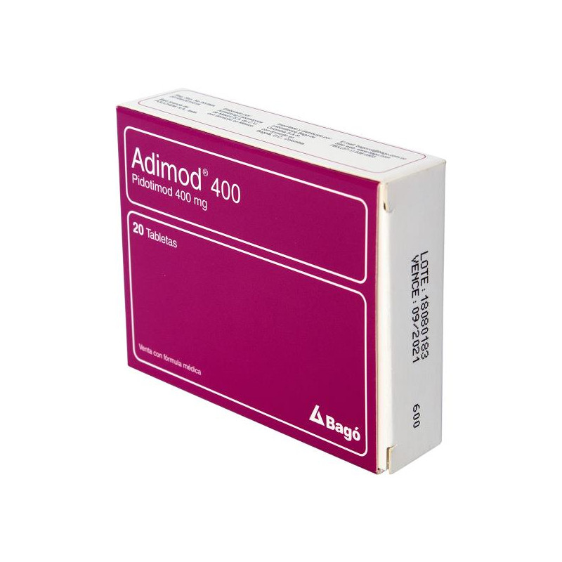 ADIMOD 400 MG 20 TABLETAS (A) PIDOTIMOD