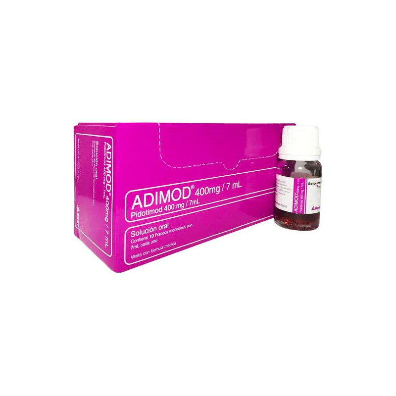 ADIMOD SOLUCION ORAL 10 FRASCOS 7 ML (A) PIDOTIMOD