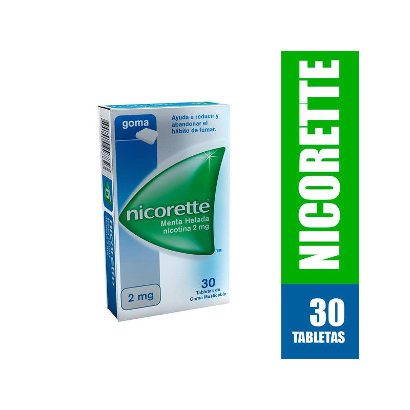 NICORETTE MENT.HELADA 2 MG 30 GOM.MASCAR NICOTINICO