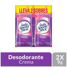 DTE.LADY SP.TALC CRE.DUO 9GR 18 SBS .S.O DESODORANTE EN SOBR