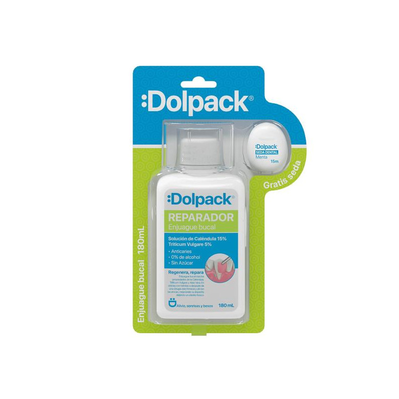 ENJ.BUC.DOLPACK REPARA.CALENDU.180ML SED ENJUAGUE BUCAL