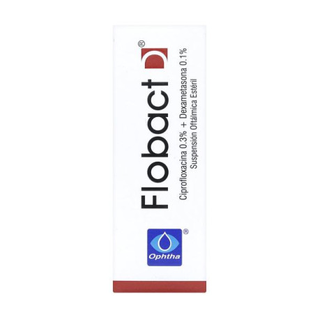FLOBACT D GOTAS 5 ML (DA) DEXAMETASONA-CIPROFLOXACINA