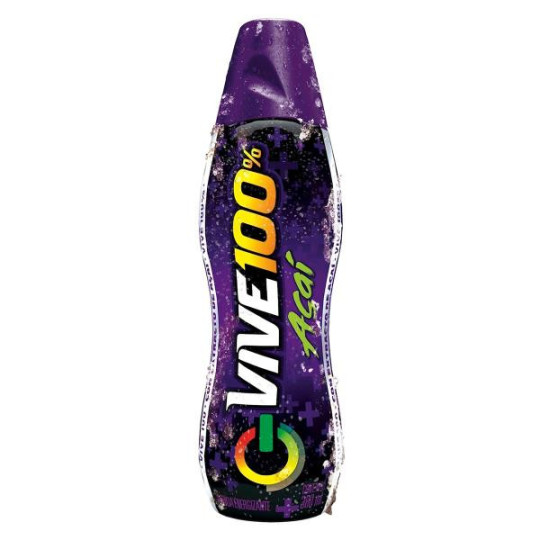 VIVE 100 ACAI 380 ML 6 UNDS (SAV) 