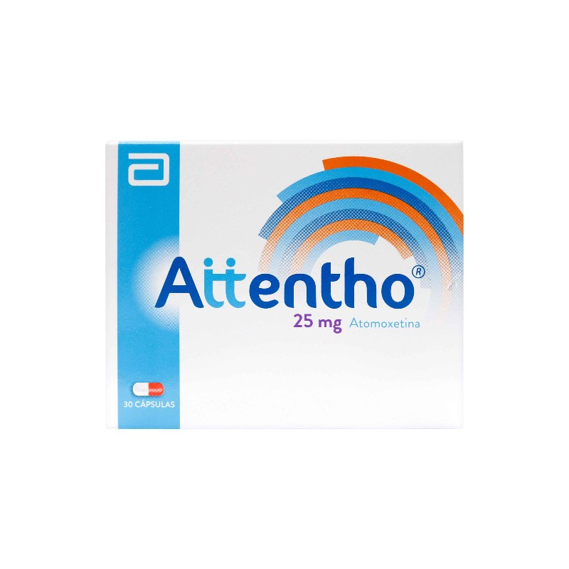 ATTENTHO 25 MG 30 CAP. (A)(M) ATOMOXETINA