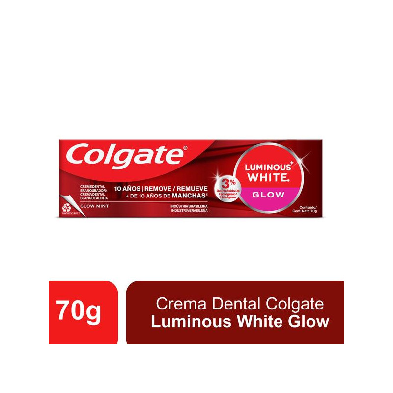 CREMA COLGATE LUMINOUS WHITE GLOW 70 GR 