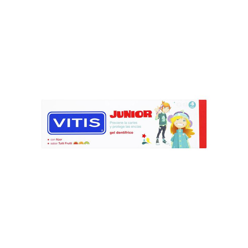 CREMA DENTAL VITIS JUNIOR GEL 75 ML CREMA DENTAL CREMA DENTAL VITIS JUNIOR GEL 75 ML CREMA DENTAL