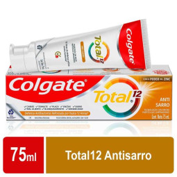 CRE.DEN.COLGATE TOT.12 ANTI SARRO 75ML 