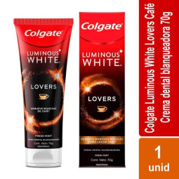 CRE.COLGATE LUMINOUS WHI.LOVERS CAFE 70 GR CREMA DENTAL
