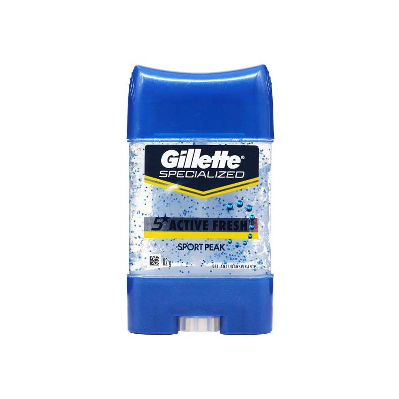 DTE.GILLETTE GEL SPORT PEAK 82 GR 