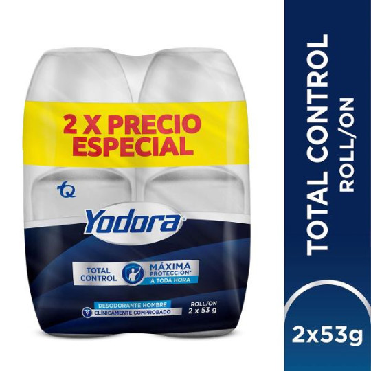 DTE YODORA R/O TOTAL CONTROL 2 X 53 GR P.E