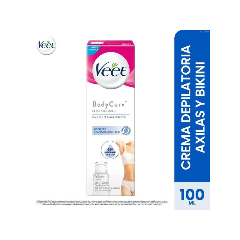 VEET CREMA DEPILAT.AXILAS Y BIKINI 100ML DEPILADORES VEET CREMA DEPILAT.AXILAS Y BIKINI 100ML DEPILADORES