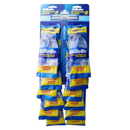 MAQ.PRESTOBARBA U.GRIP2 12 BOLSAS X 2UND MAQUINAS