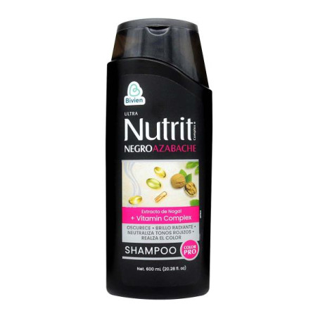 CHA.ULTRA NUTRIT NEGRO AZABACHE 600 ML 