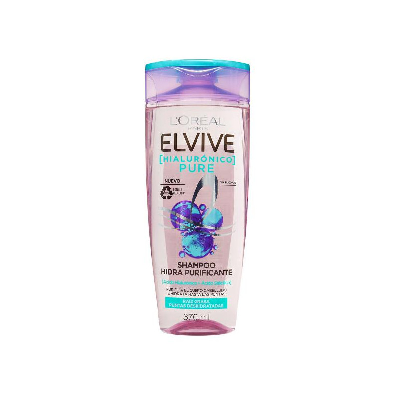 CHA.ELVIVE HIDRA HIALURONICO PURE 370 ML 