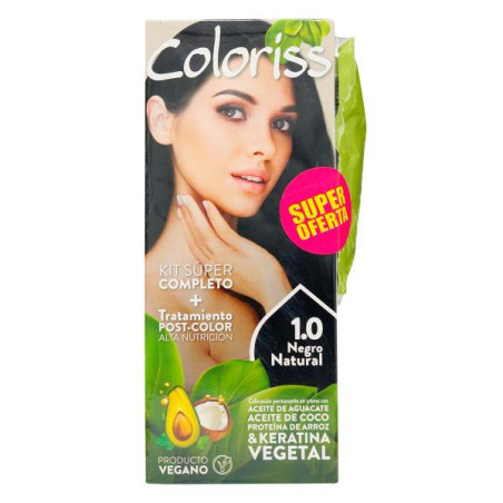 COLORIS KIT 10 NEGRO NATURAL TRAT 30GR 