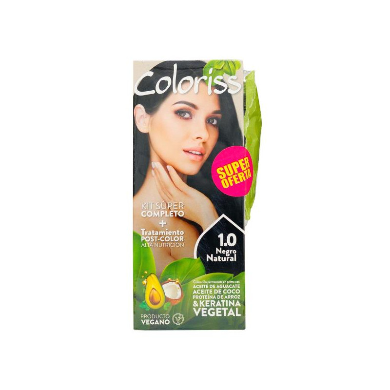 COLORIS KIT 10 NEGRO NATURAL TRAT 30GR 