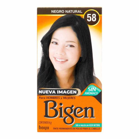 BIGEN 58 NEGRO NATURAL 6 GR 