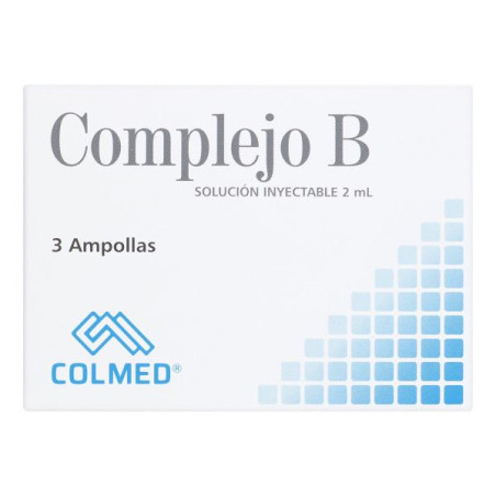 COMPLEJO B 2 ML 3 AMP VITAMINA B COLMED