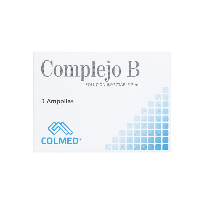 COMPLEJO B 2 ML 3 AMP VITAMINA B COLMED