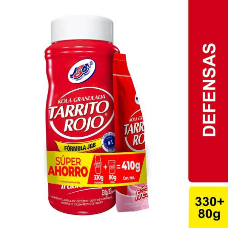 KOLA GRANULADA JGB 330 GR FRESA 80GR P.E VITAMINAS Y MINERAL