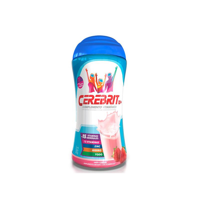 CEREBRIT 10 FRESA 330 GR VITAMINAS Y MINERALES CEREBRIT 10 FRESA 330 GR VITAMINAS Y MINERALES
