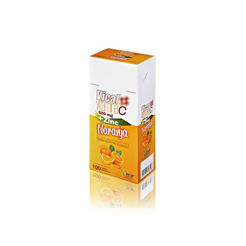 VICAL VITAMINA C 500MG ZINC NAR. 100 TBS 