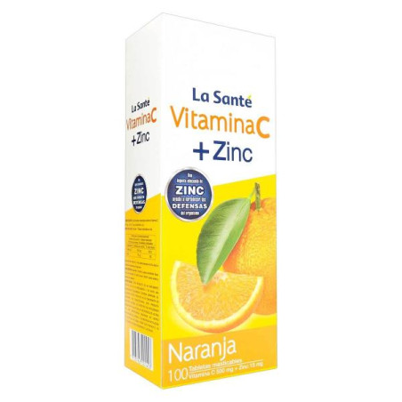 VITAMINA C 500 MG ZINC NAR 100 TBS MAST LS
