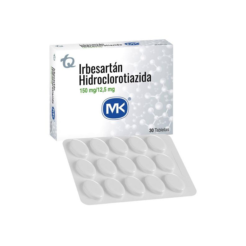IRBESARTAN/HCL 150/12.5MG 30 TBS IRBESARTAN-HIDROCLOROTIAZI