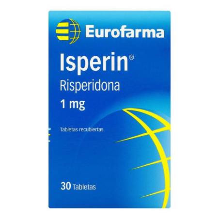 ISPERIN 1 MG 30 TABLETAS (M) RISPERIDONA