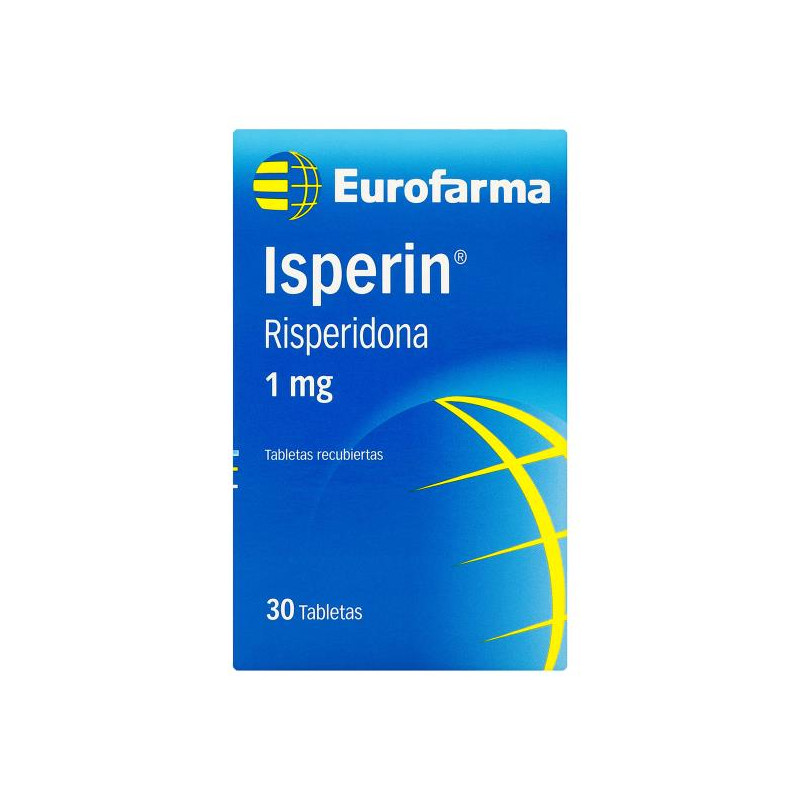 ISPERIN 1 MG 30 TABLETAS (M) RISPERIDONA