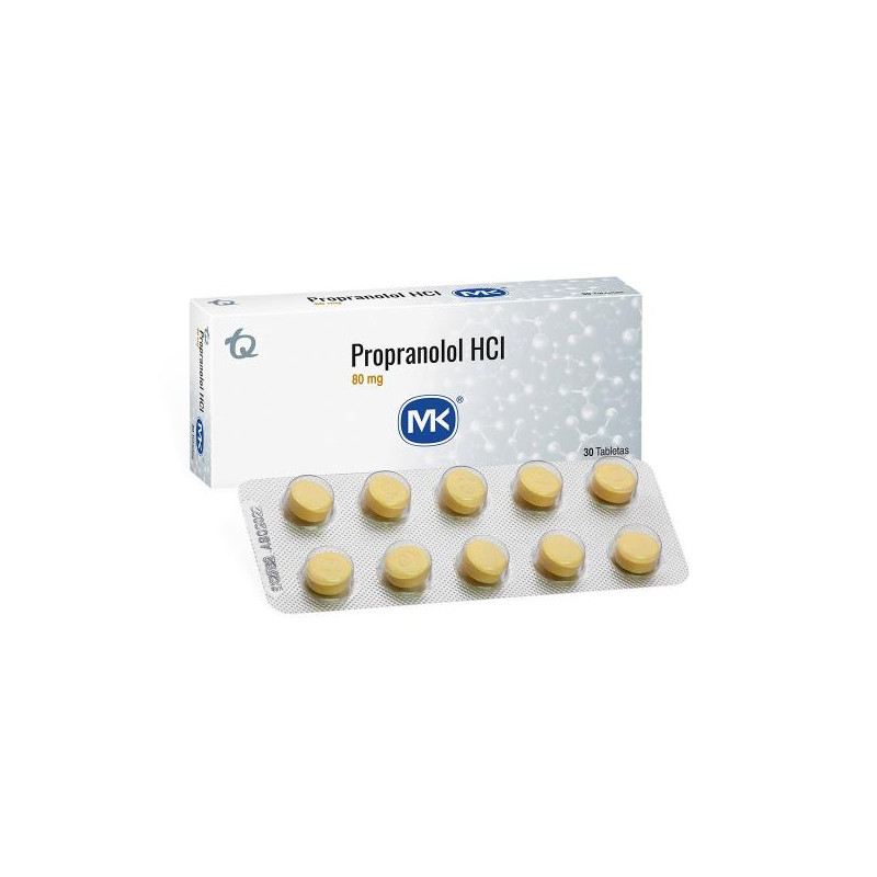 PROPRANOLOL HCL 80 MG 30 TAB MK