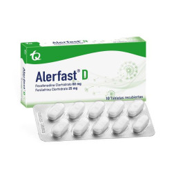 ALERFAST D 60/25 MG 10 TAB FEXOFENADINA