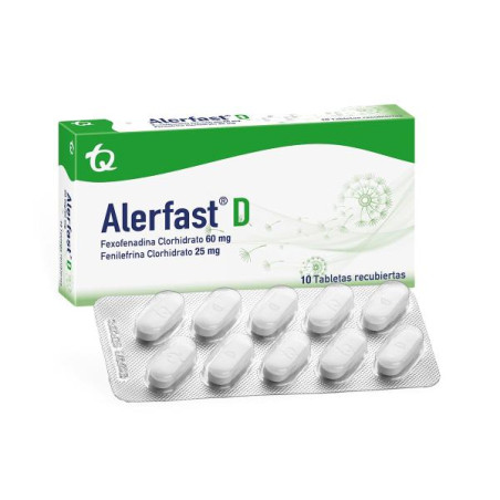 ALERFAST D 60/25 MG 10 TAB FEXOFENADINA