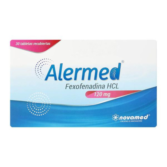 ALERMED 120 MG 30 TAB (PUMCV) FEXOFENADINA ALERMED 120 MG 30 TAB (PUMCV) FEXOFENADINA
