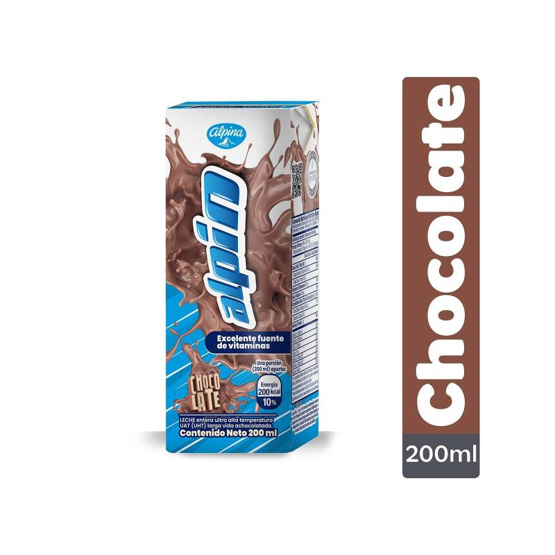 LECHE ALPIN CHOCOLATE 200 ML LACTEOS