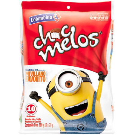 CHOCMELOS MINIONS 28 GR. 10UDS 
