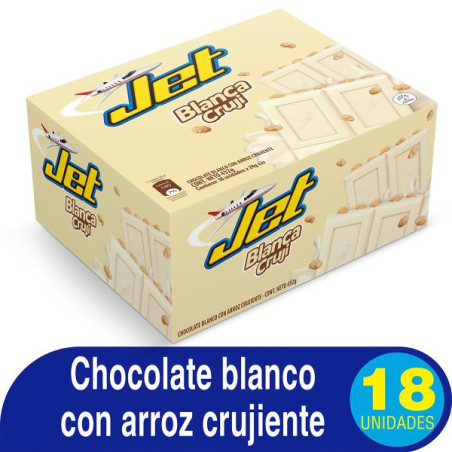 CHOCOLATINA JET BLANCA 18 UND