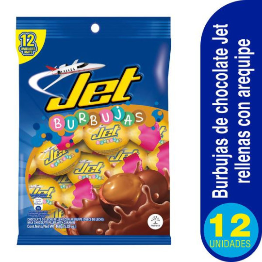 BURBUJAS DE CHOCOLATE BOLSA 12 UDS BURBUJAS DE CHOCOLATE BOLSA 12 UDS