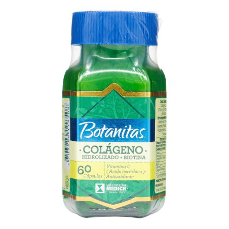 COLAGENO HIDROLIZADO BIOTINA-VIT.C 60 CAP BOTANITAS