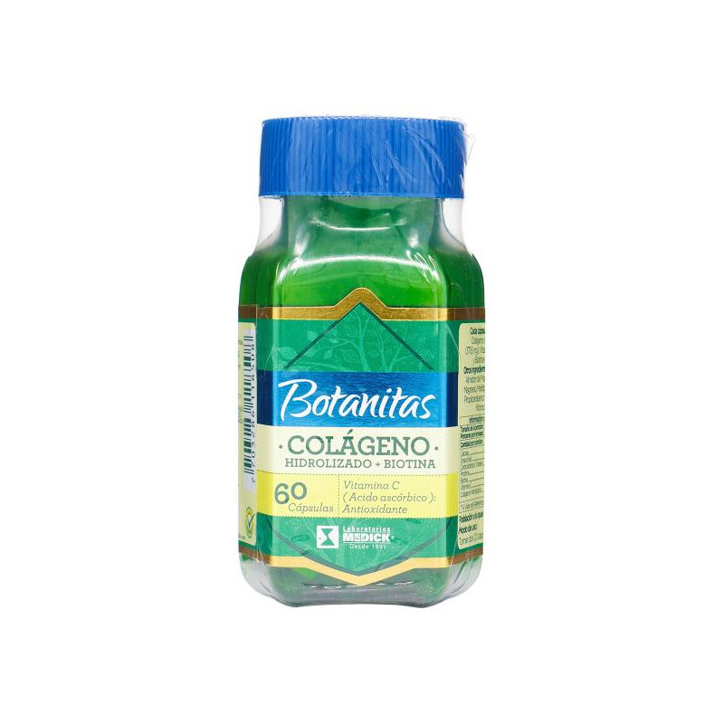 COLAGENO HIDROLIZADO BIOTINA-VIT.C 60 CAP BOTANITAS