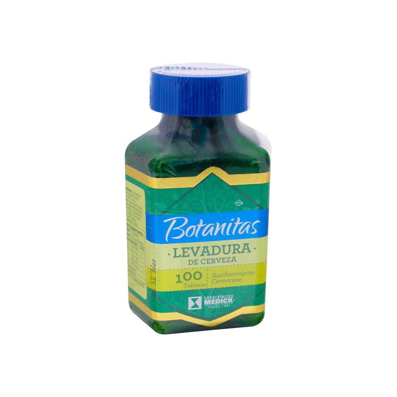 LEVADURA DE CERVEZA BOTANITAS 100 TBS LEVADURA DE CERVEZA BOTANITAS 100 TBS