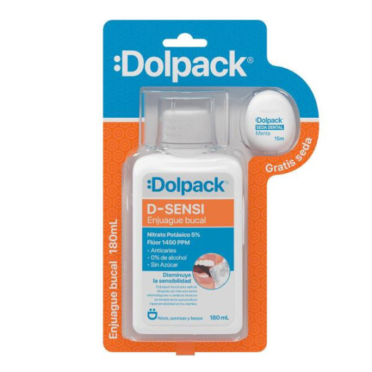 ENJ.BUCAL DOLPACK DESENSIBILI.180ML SEDA ENJUAGUE BUCAL