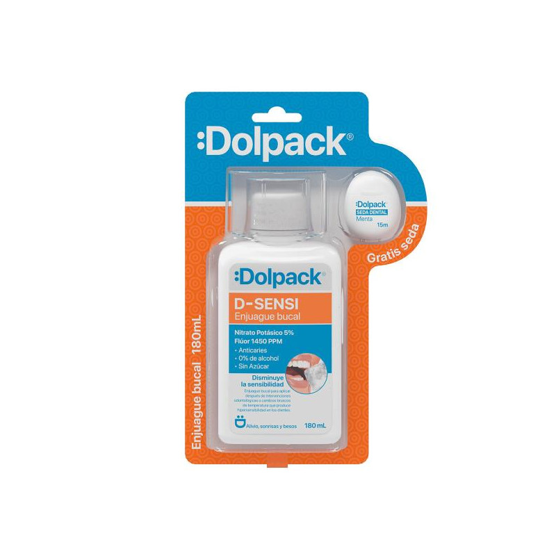 ENJ.BUCAL DOLPACK DESENSIBILI.180ML SEDA ENJUAGUE BUCAL