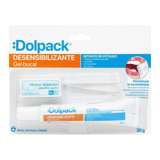 GEL BUCAL DOLPACK DESENSIBILI.30G PIN AL GEL DENTAL